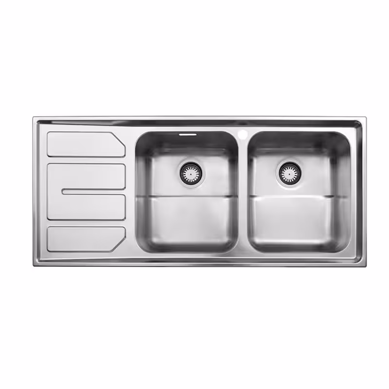 سینک ظرفشویی توکار استیل البرز مدل 763