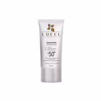 کرم ضد آفتاب رنگ بژ SPF50 لوسل مناسب پوست چرب و جوش دار-Lucel