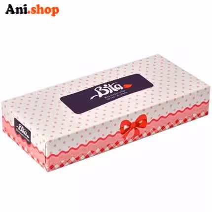 دستمال جعبه ای 100 برگ بی تا کد N17