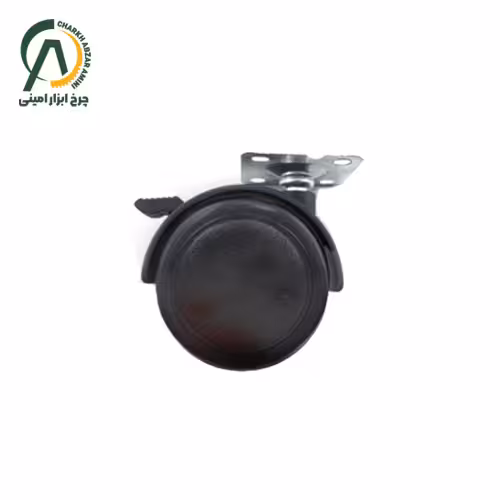 چرخ مبلمان نشکن گردان ترمزدار قطر 40 میلی متر