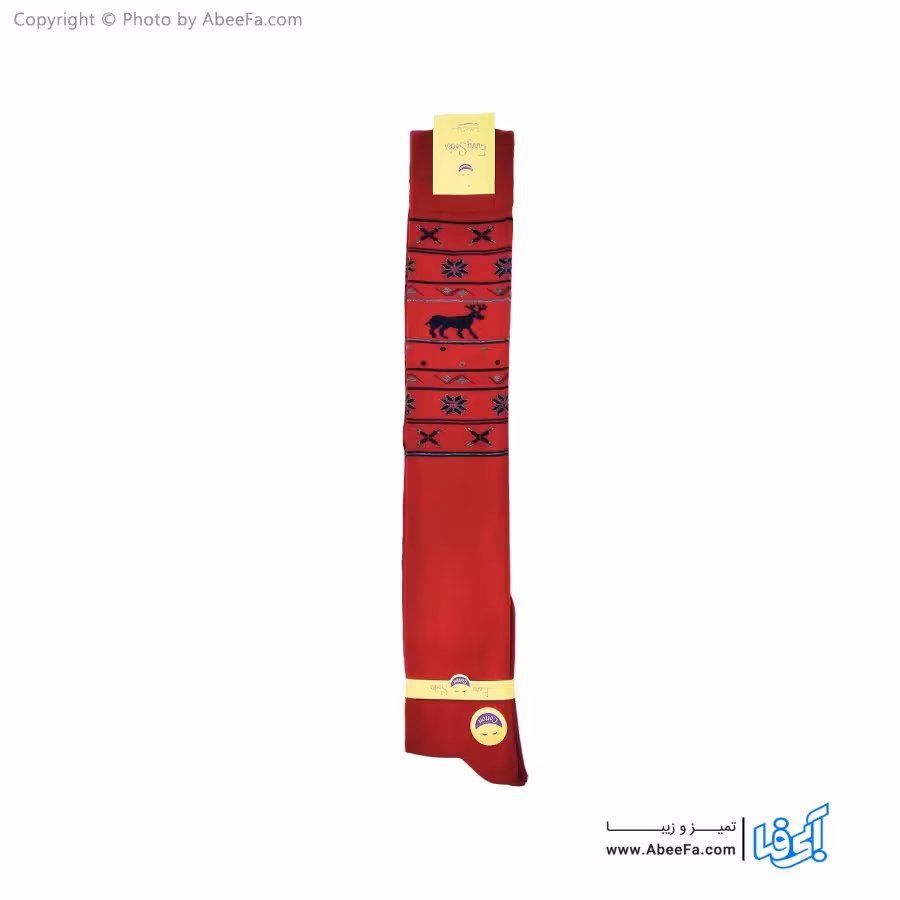 جوراب بالا زانو فانی 3004 قرمز