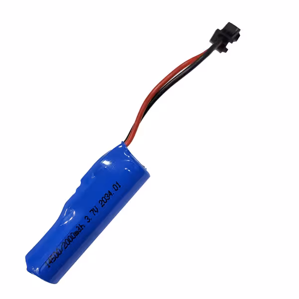 باتری شارژی 3.7 ولت 2000 میلی آمپر سیم دار 14500