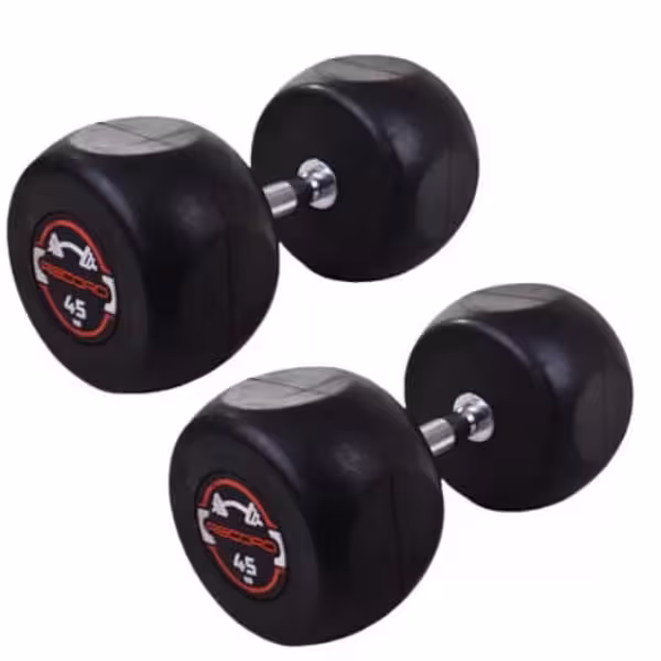 دمبل گرد وزن 45 کیلوگرم round dumbbell