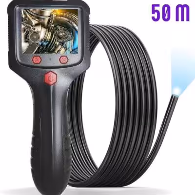 دوربین شلنگی و آندوسکوپی مانیتور دار 50 متری P100