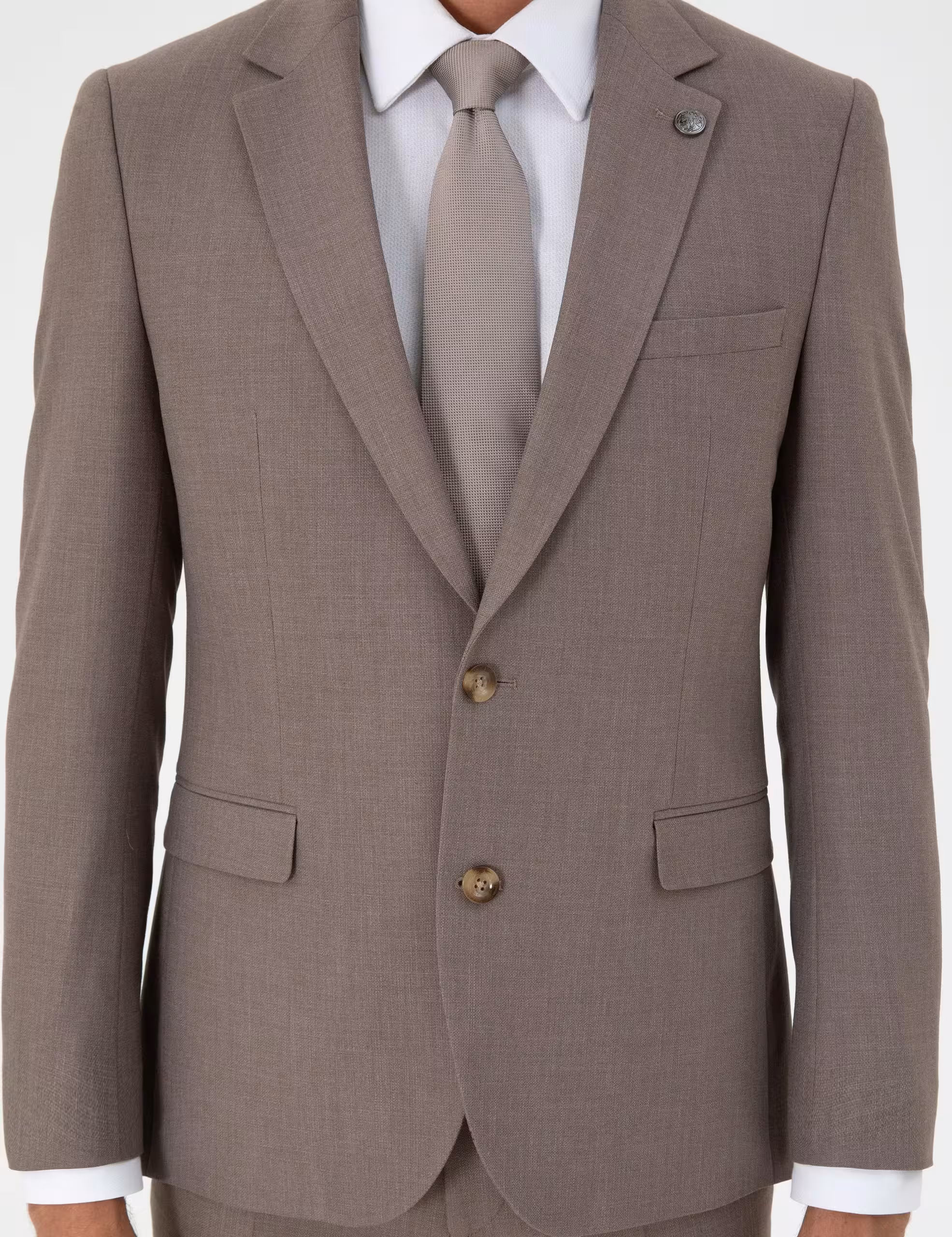 کت و شلوار مردانه قهوه ای روشن پیرکاردین