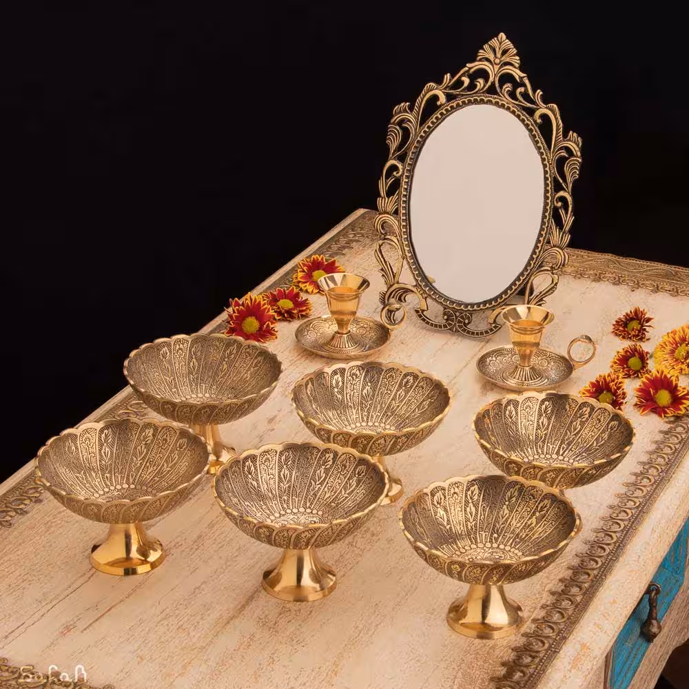 ست هفت سین طلایی کد 1115