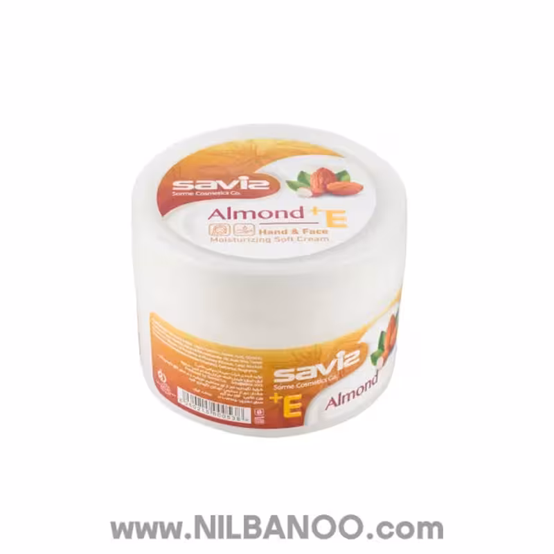 کرم مرطوب کننده ساویز حاوی روغن بادام