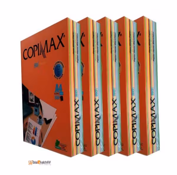 کاغذ A4 رنگی بسته 2500 عددی کپی مکس