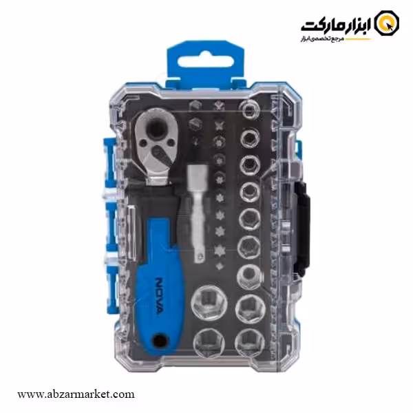 ست سر پیچ گوشتی نووا 26 عددی مدل 1362