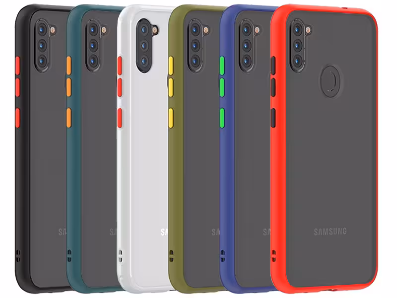 قاب پشت مات دور رنگی برای مدل سامسونگ Samsung A11