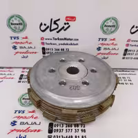 شش شاخ کلاچ ( دیسک ) زیر و رو با صفحه کلاچ کامل موتور تریل فلات پرواز طرح CRF سی ار اف