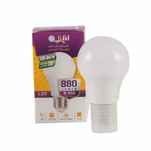 لامپ 6.5 وات 880 لومن با سرپیچ E27