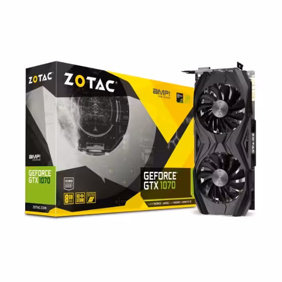 کارت گرافیک زوتک مدل Zotac GeForce GTX 1070 AMP Core Edition 8GB