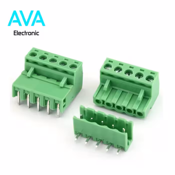 ترمینال فونیکس 5 پین رایت با فاصله پایه 5٫08 میلی متر