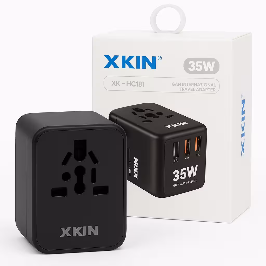 اداپتور مسافرتی ایکس کین مدل XK-HC181 35W