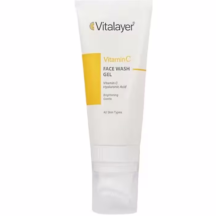ژل شستشو صورت ویتالیر مدل VITAMIN C مناسب انواع پوست حجم 200 ML