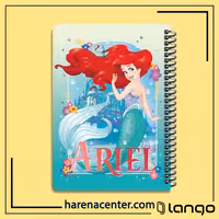 دفتر مدرسه طرح پری دریایی برند لانگو