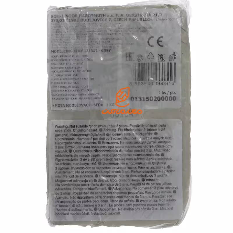 خمیر مجسمه سازی 1 کیلویی مدل چرب کد 502 کوه نور