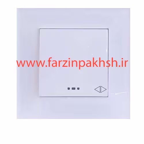 کلید کراکس (صلیبی) توکار دلند مدل آسا پلکسی سفید