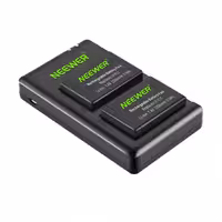 باتری و شارژر دوربین نیور Neewer 2-Pack LP-E17 Batttery Charger for Canon