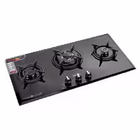اجاق گاز صفحه ای اسپارک مدل SP301S سه شعله شیشه ای خطی