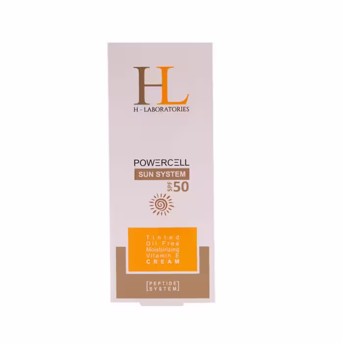کرم ضد آفتاب رنگی اچ ال spf50