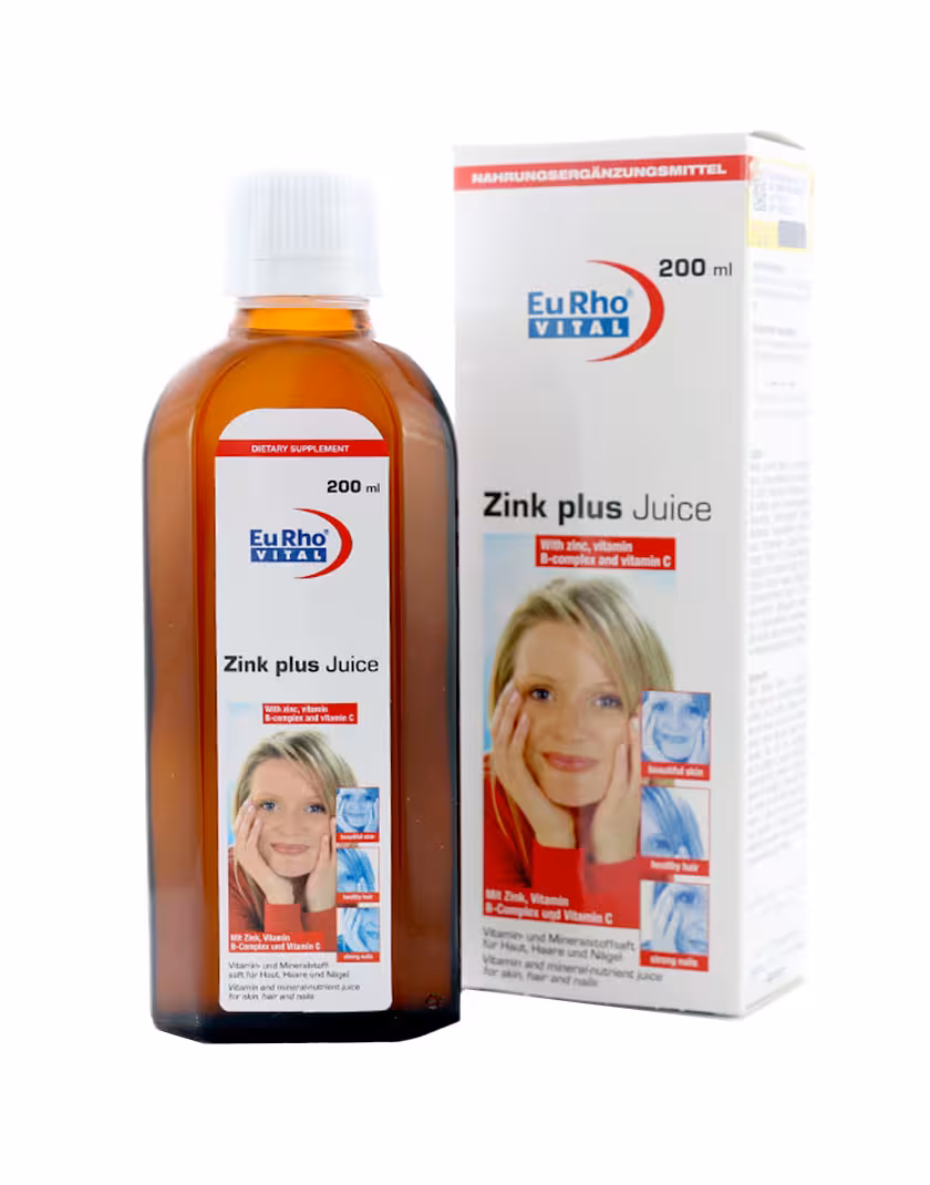 شربت زینک پلاس یوروویتال 200 میلی لیتر