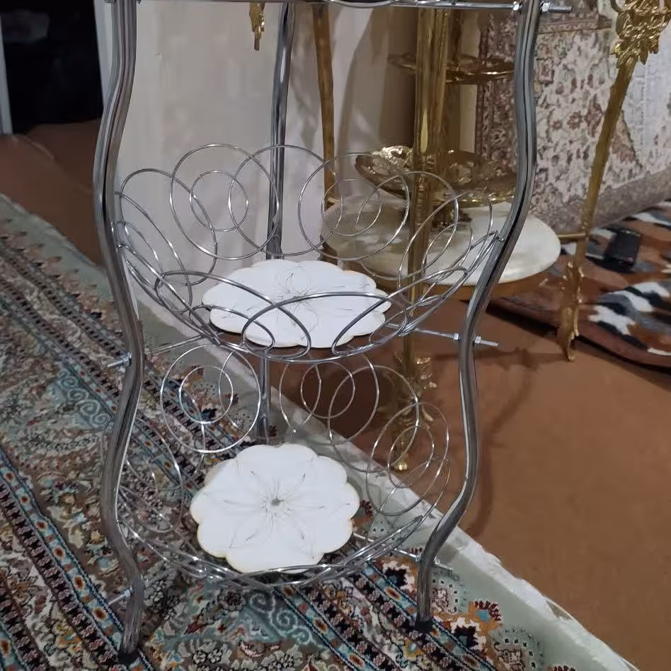 جا پیاز و سیب زمینی فلزی  استیل