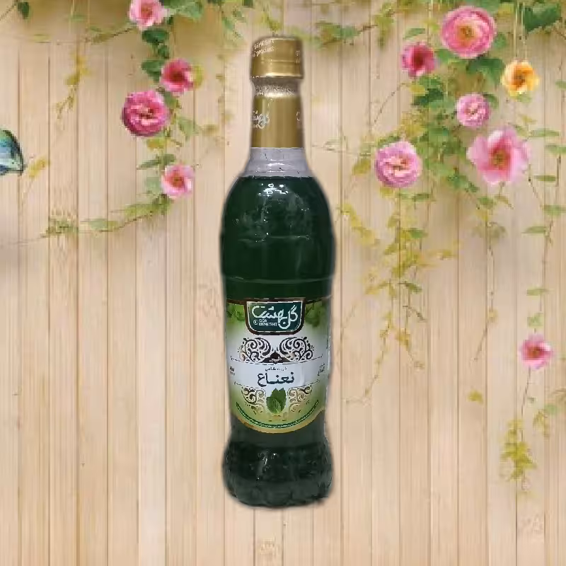 شربت گیاهی نعنا گل بهشت محصولی از کاشان 650گرمی