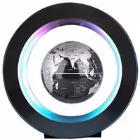 چراغ خواب دکوری و مغناطیسی و معلق طره کره زمین (مشکی رنگ)