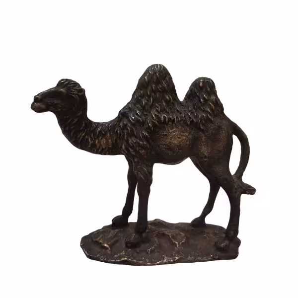 مجسمه شتر دو کوهان برنزی