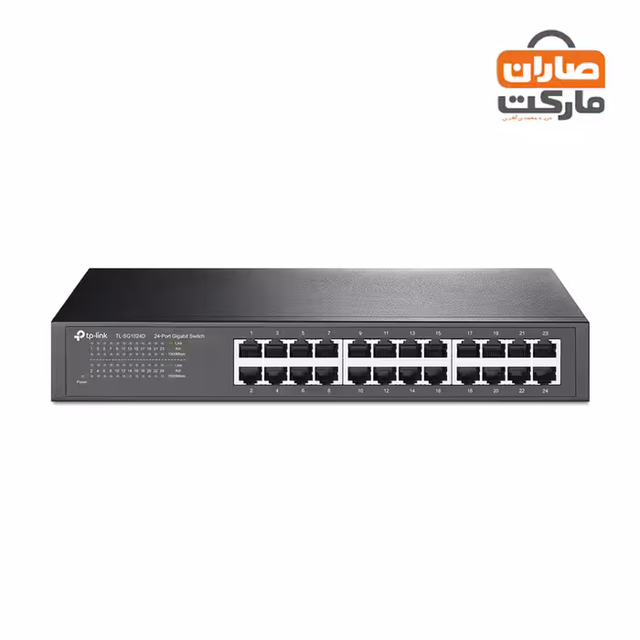 سوییچ 24 پورت گیگابیت و رکمونت تی پی-لینک مدل TL-SG1024D