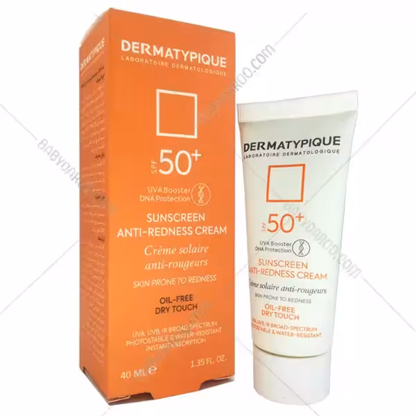 ضد آفتاب بی رنگ پوست قرمز و حساس SPF50 درماتیپیک