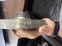 فلنج گلودار استنلس استیل 1/4 1 اینچ   ازجنس  X8CRNITI18.10 فابریک