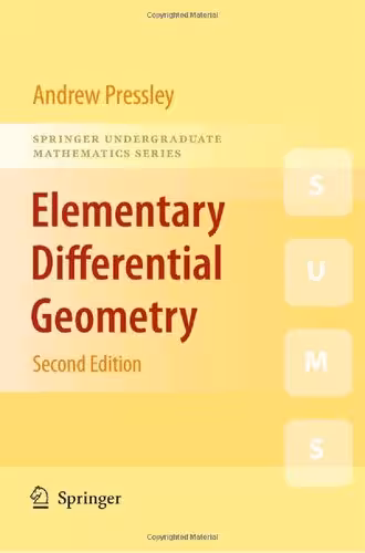 خرید و دانلود نسخه کامل کتاب Elementary Differential Geometry