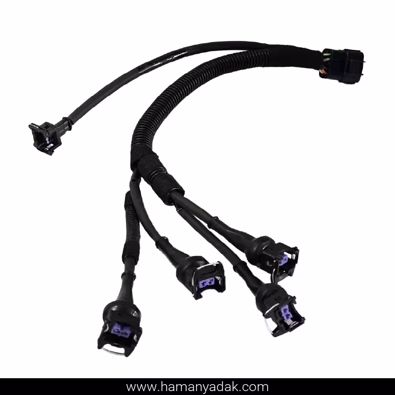 دسته سیم سوزن انژکتور (منیفولد) پژو 405 دوگانه برند HPERIN