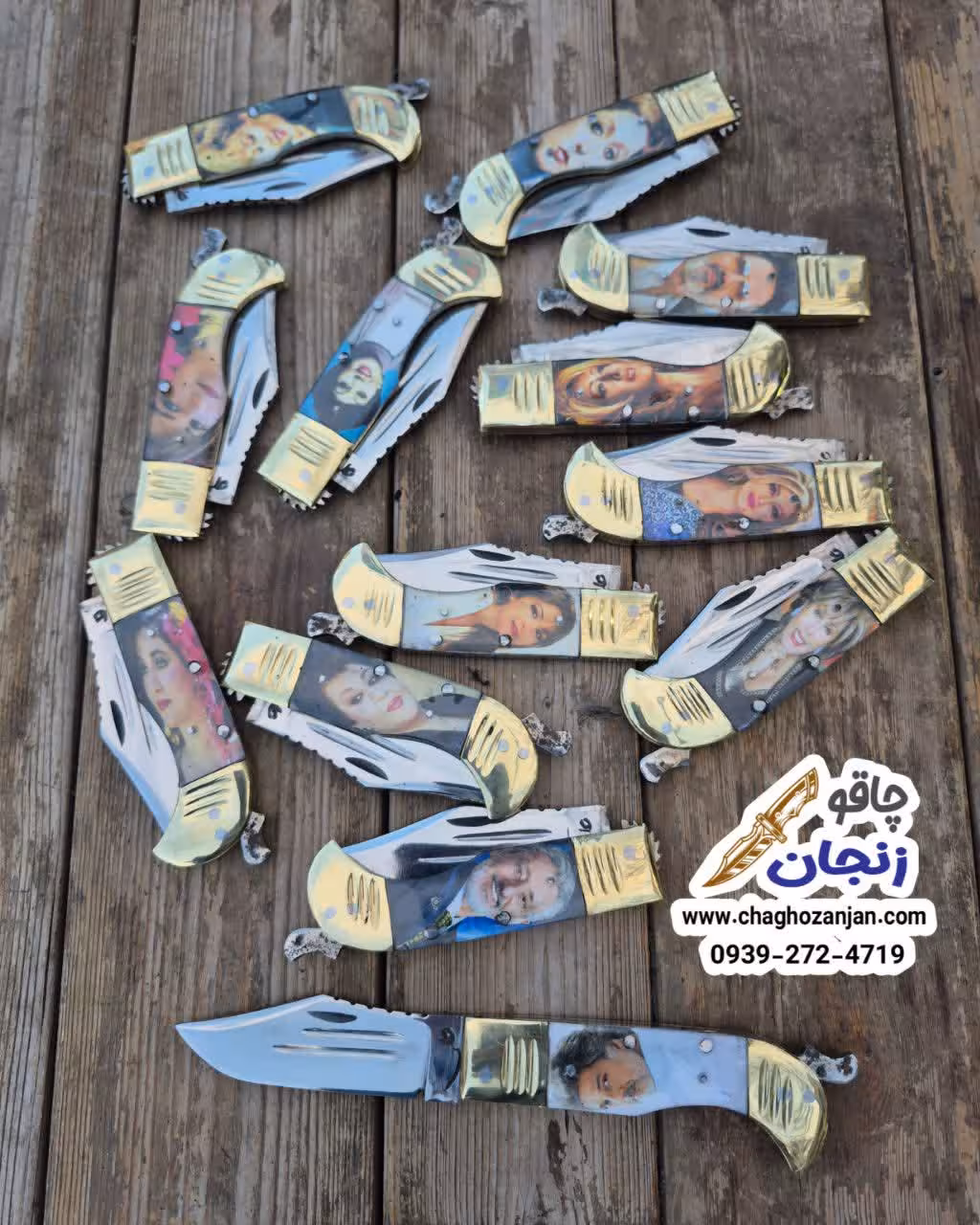 چاقو دنده ای رخ 18 سانت | ارسال از زنجان فوری | تیغه فولادی