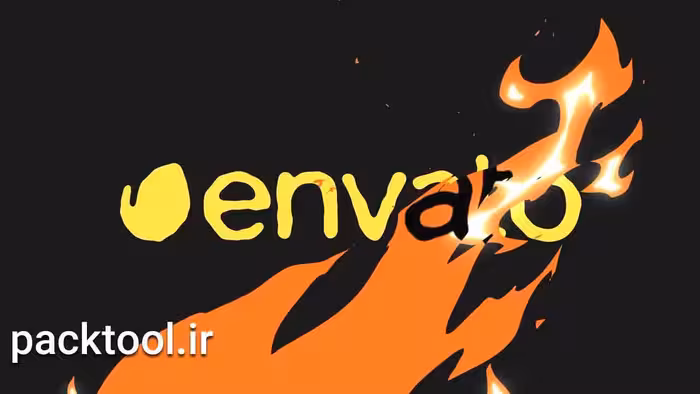 دانلود پروژه آماده انفجار آتش افتر افکت Fire Explosion Logo Opener - پک تول
