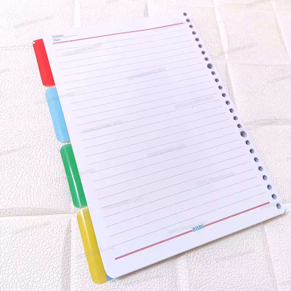 یدک کلاسور 26 سوراخ نیلای