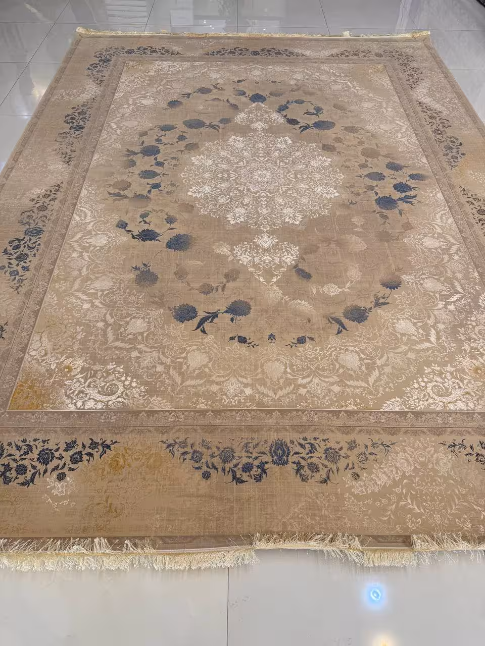 فرش 12متری اکرولیک کاشان 1200 شانه تراکم H 3600