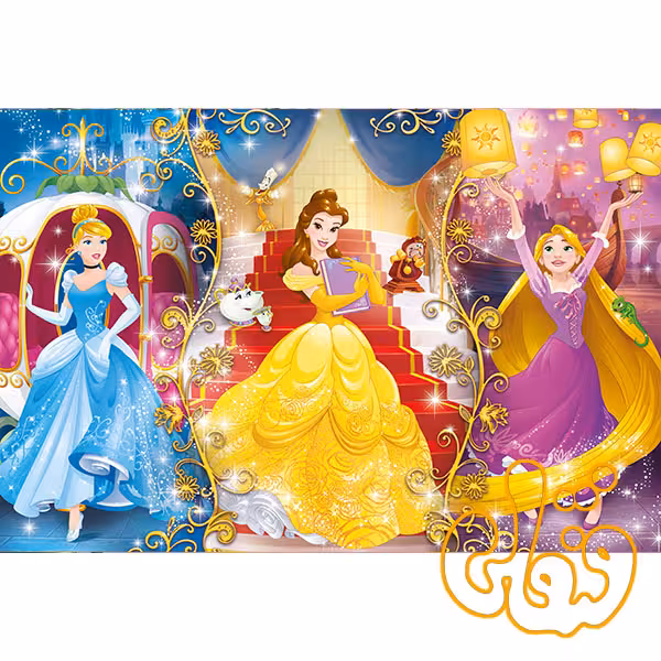 پازل چوبی 2*50 پرنسس های دیسنی 160013