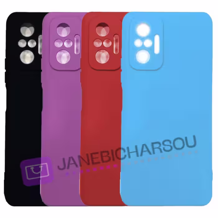 قاب سیلیکونی محافظ لنزدار شیائومی مدل Xiaomi Silicone Cover for Redmi Note 10pro