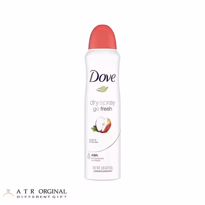 اسپری بدن 48 ساعته زنانه داو مدل گو فرش با رایحه سیب