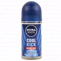مام رول ضدتعریق نیوا کول کیک کول بلو 50 میلی‌لیتر Nivea Deo Men Roll On Cool Kick Cool Blue  extra dry