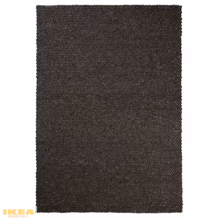 فرش دستبافت خاکستری مدل HJORTHEDE | برند ایکیا | ارسال 5 روز کاری