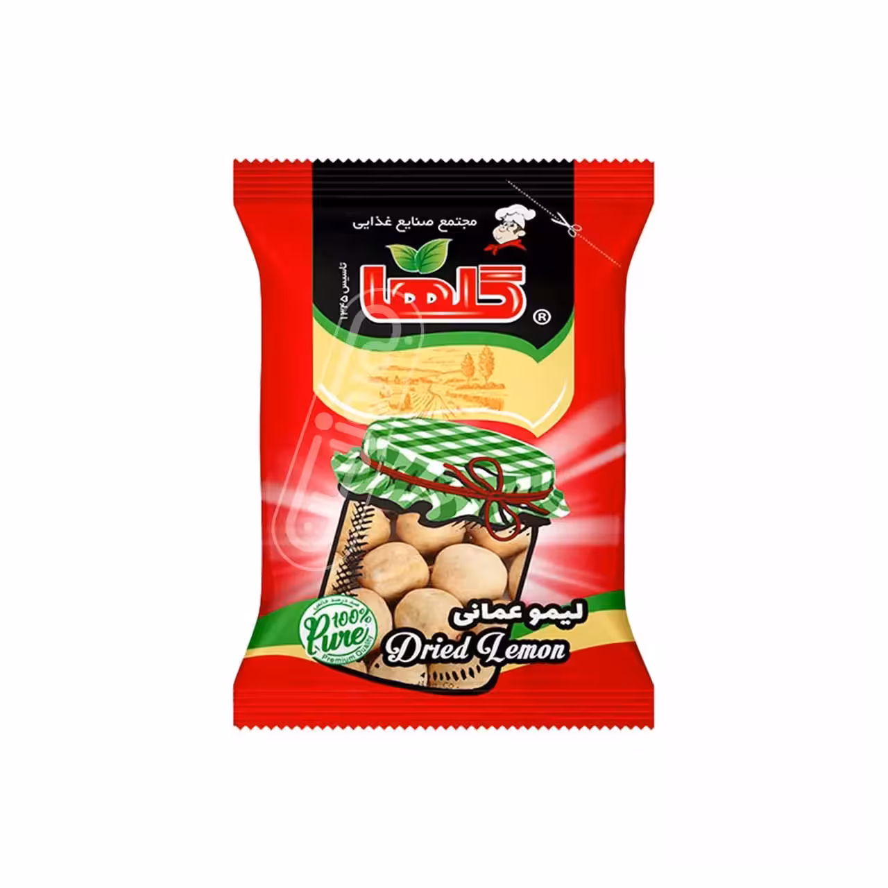 لیمو عمانی گلها 100 گرمی