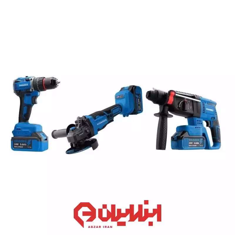 مجموعه 3 عددی ابزار شارژی ویوارکس مدل VR2403-BCK