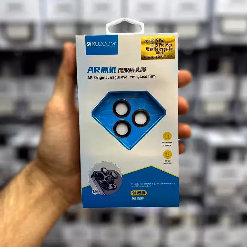 محافظ لنز دوربین مدل رینگی برند KUZOOM مناسب برای گوشی موبایل اپل iPhone 13 Pro رنگ Alpine Green