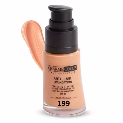 کرم پودر چارم کالر مدل Anti Age شماره 199