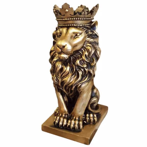 مجسمه مدل شیر تاج دار کد BR